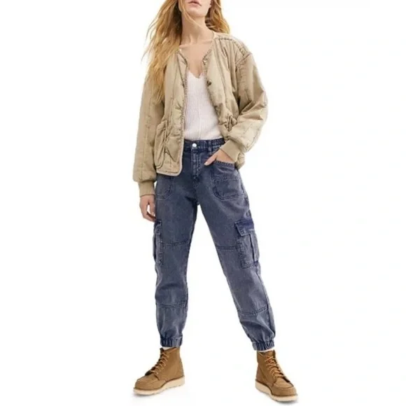 Free People WE THE FREE: Platoon Cargo Joggers..NWT - Picture 1 of 9